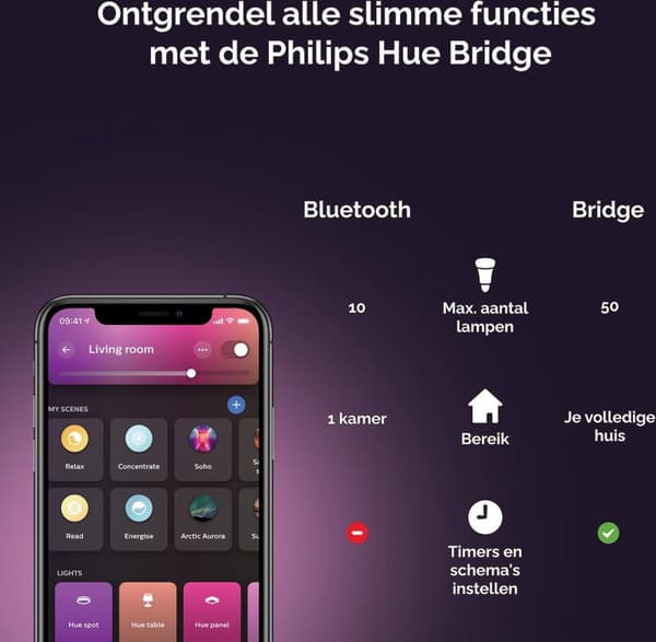 Signify Philips Hue White Amb. E14 Filament Twin Pack [Energiklass G] (929003145202)