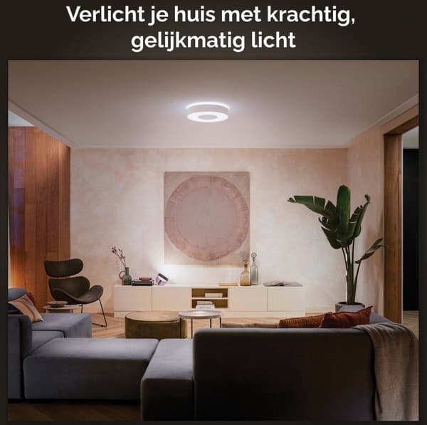 Philips Hue White and Color Ambiance Infuse - Medium taklampa - Smart takbelysning - Vit - Bluetooth - LED - Ej utbytbara glödlampor - Vit (9150059972
