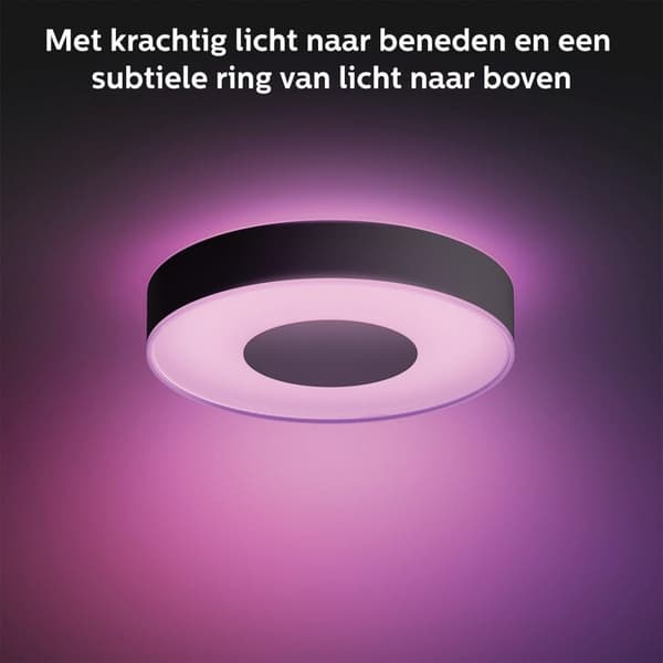 Philips Hue Valkoinen ja värillinen tunnelma Infuse suuri kattovalaisin - Älykäs kattovalaistus - Musta - Bluetooth - LED - Ei-vaihdettava hehkulamppu