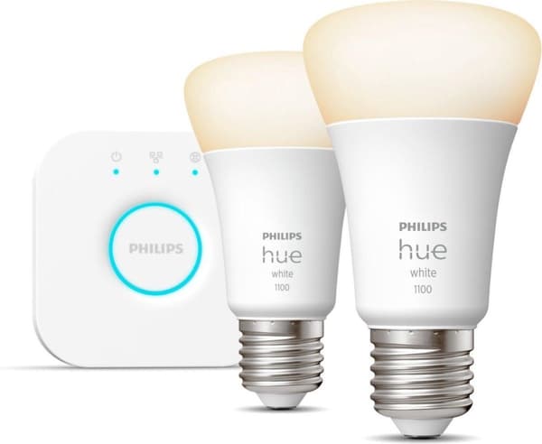 Philips Hue - E27 Startkit - Varmvit - Bluetooth [Energiklass F] (929002469201)
