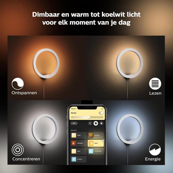 Philips Hue White & Color Ambiance Sana vägglampa vit 1500lm (34340500)