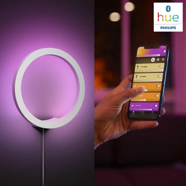 Philips Hue White & Color Ambiance Sana vägglampa vit 1500lm (34340500)