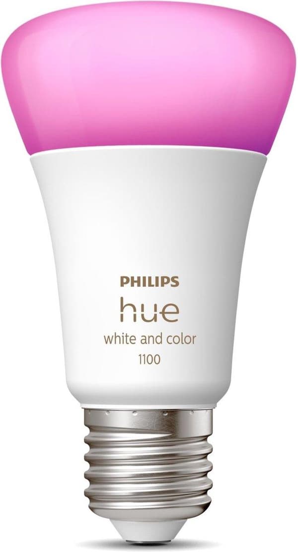 Philips Hue White & Color Ambiance E27 Single Pack 800lm 75W [Energialuokka F] (8719514291188)