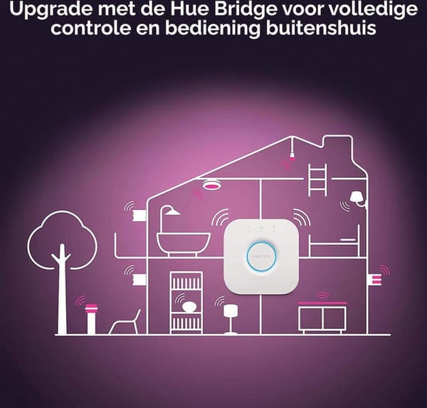 Philips Hue White & Color Ambiance E27 Twin Pack 2x800lm 75W [Energialuokka F] (8719514291324)