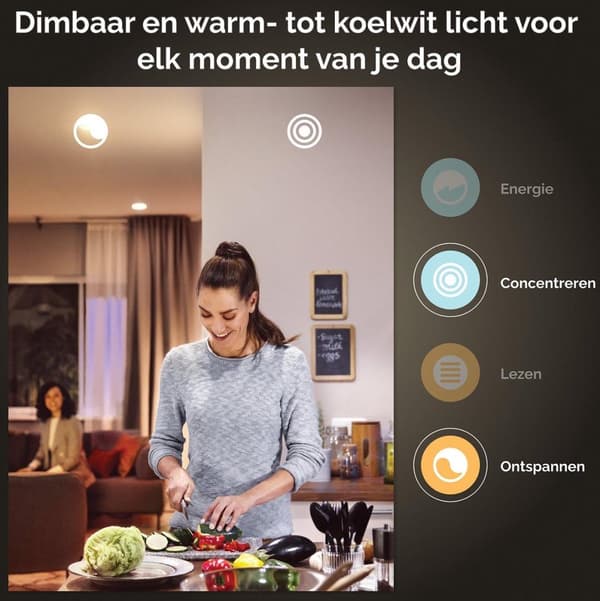 Philips Hue White Ambiance E27 Double Pack 2x570lm 60W [Energiklasse F] (8719514328259)