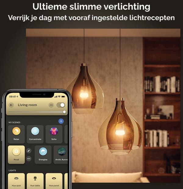 Philips Hue White Ambiance E27 Twin Pack 2x800lm 75W [Energiklasse F] (8719514291263)