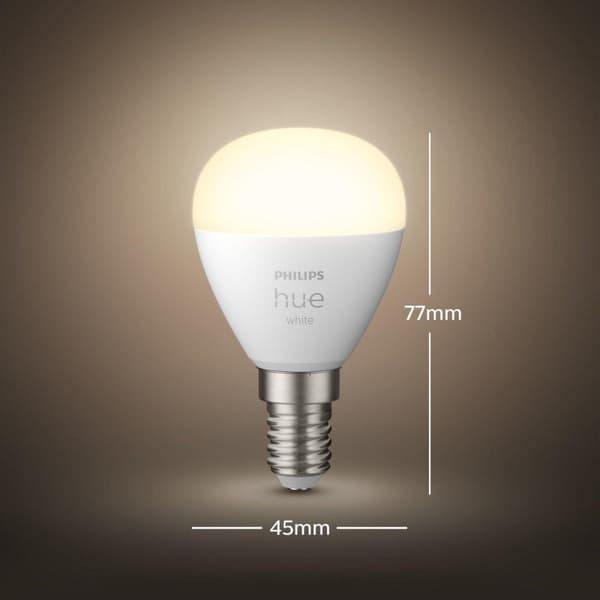 Philips Hue White E14 Luster Single Pack 470lm [Energiklasse G] (8719514356702)