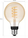 Miniatyrbillede 3 af 11: Philips Hue White Ambiance E27 Single Pack Globe G93 Filament 300lm [Energiklasse G] (8719514301498)