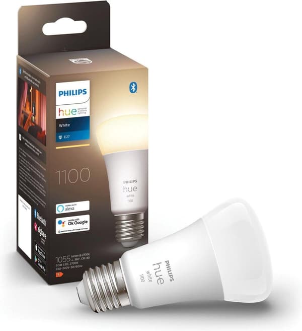 Philips Hue White E27 Single Pack 1050lm 75W [Energiklasse G] (8719514288249)