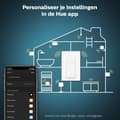 Pikkukuva 6 / 8: Philips Hue - Uusi himmennyskytkin - Himmenninkytkin - Valon ohjaus ja himmennys kaukosäätimellä - Magneettinen seinäkiinnitys (929002398602)