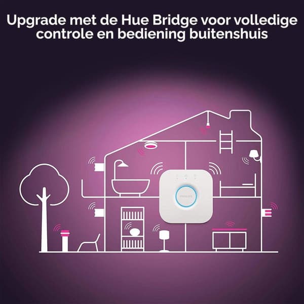 Philips Hue White & Col. Amb. Bloom bordslampa vit 500lm Bluetooth (77098300)