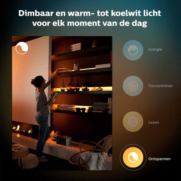 Philips Hue White & Color Ambiance Lightstrip Plus 1m förlängning 950lm (70344800)