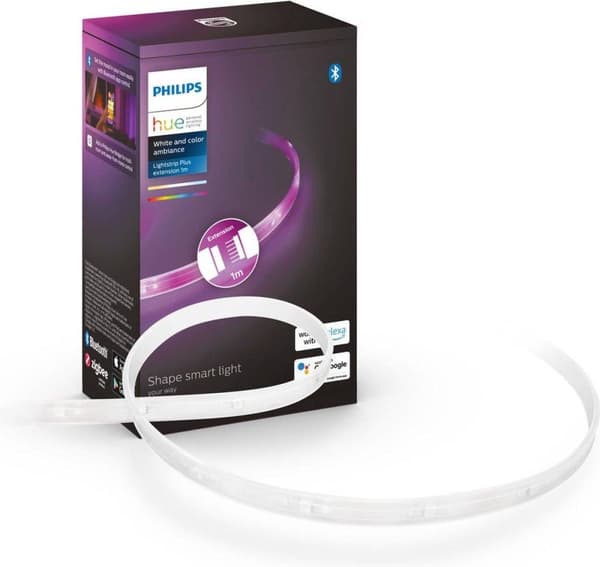 Philips Hue White & Color Ambiance Lightstrip Plus 1m förlängning 950lm (70344800)