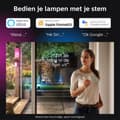 Miniatyrbillede 5 af 7: Philips Hue White & Col. Amb. Outdoor Lightstrip 2m, 780lm, dæmpbar, 16 millioner farver, kontrollerbar via app, kompatibel med Amazon Alexa (Echo, Ec