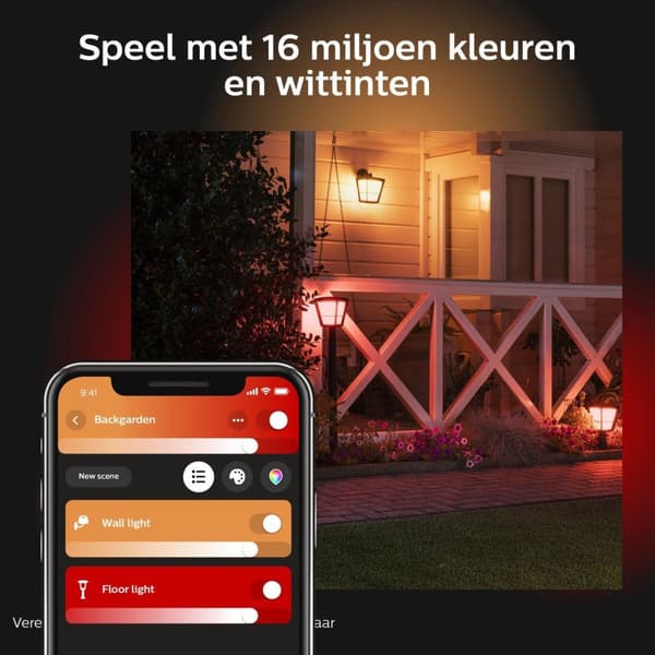 Philips Hue White and Color Ambiance Econic path light black (1744230P7)