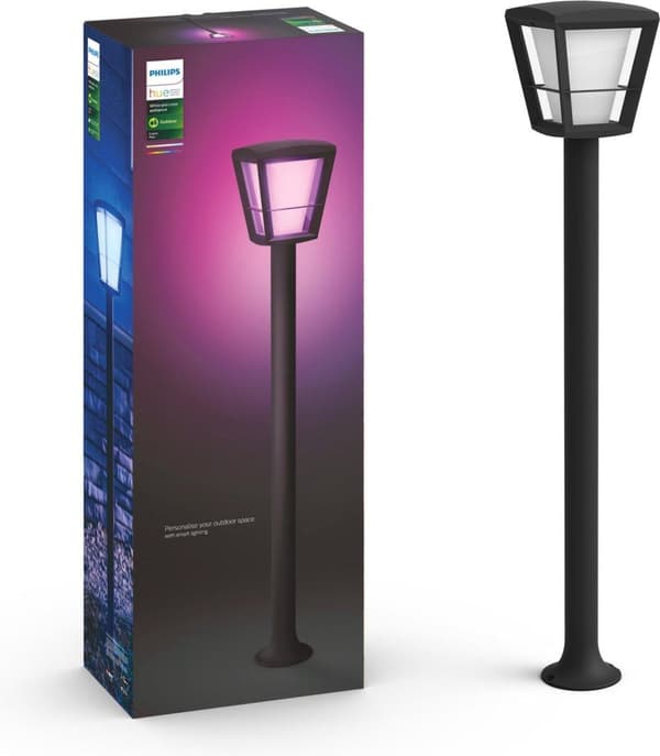 Philips Hue White and Color Ambiance Econic path light black (1744230P7)