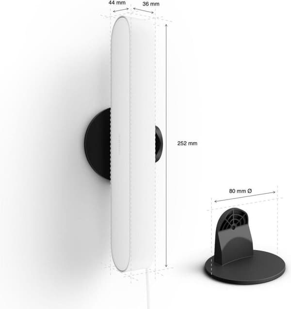 Philips Hue Ambiance White & Colour Play Lightbar-förlängning LED svart, vit, 1-lampa, färgväxlare (8718696170809)