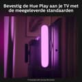 Pikkukuva 6 / 8: Philips Hue White and Color Ambiance Play Lightbar, himmennettävissä, jopa 16 miljoonaa väriä, ohjattavissa sovelluksen kautta, yhteensopiva Amazon Al