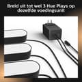 Pikkukuva 8 / 8: Philips Hue White and Color Ambiance Play Lightbar, himmennettävissä, jopa 16 miljoonaa väriä, ohjattavissa sovelluksen kautta, yhteensopiva Amazon Al