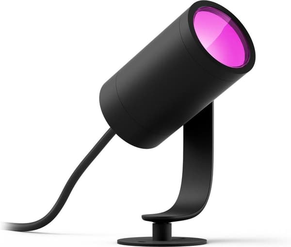 Philips Hue White and Colour Ambiance LED havespotlight Lily 1 forlængelse, dæmpbar, op til 16 millioner farver, kontrollerbar via app, kompatibel med