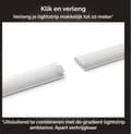 Miniatyrbillede 4 af 11: Philips Hue Gradient Ambience Lightstrip Extension, 1 m [Energiklasse G] (871951433998900)