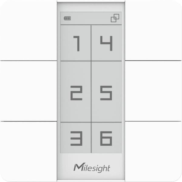 Milesight IoT LoRaWAN CoWork Smart Scene Button E-ink Display (WS156-868M)