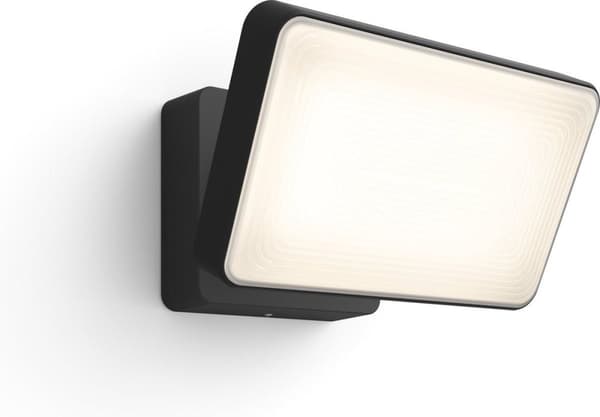 Philips Hue Outdoor Welcome Floodlight Schijnwerper - zachtwit light - Sort - 15W - IP44