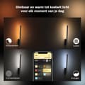Miniatyrbild 7 av 8: Philips Hue White & Color Ambiance Liane vägglampa vit 900lm (34344300)