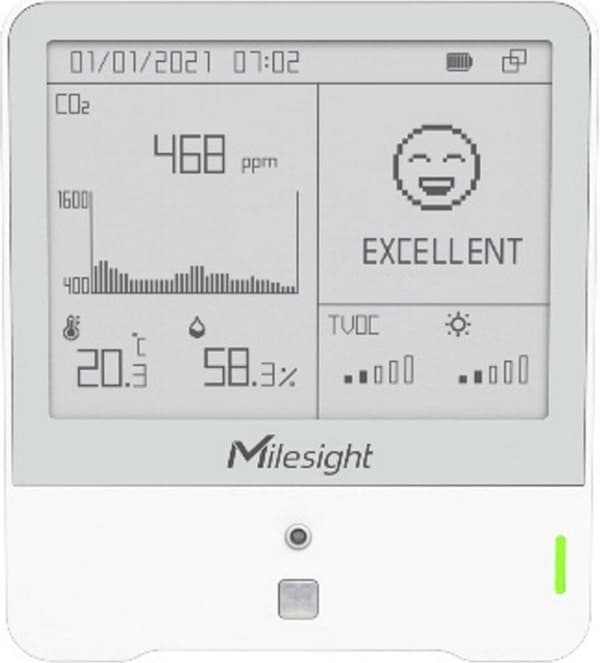 Milesight IoT LoRaWAN Indendørs Ambience Monitoring Sensor AM307 (AM307-868M)