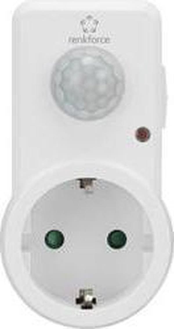 Renkforce 1588385 PIR bevægelsesdetektor Mellemstik 120 ° Hvid IP20