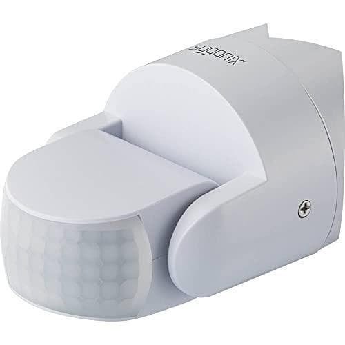 Sygonix SY-4755360 Loftsvæg Overflademonteret PIR Bevægelsessensor 180° Relæ Hvid IP65