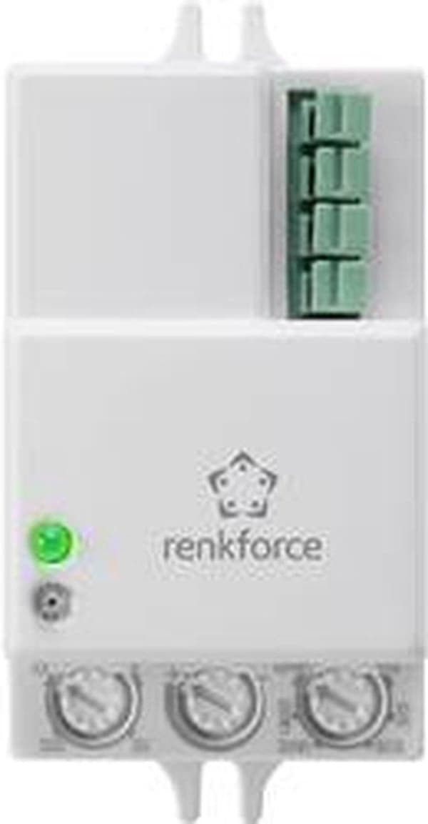Renkforce 1530623 HF bevægelsesdetektor Loft, Væg 360° Relæ Hvid