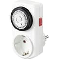 Miniatyrbillede 1 af 4: Sygonix SY-5042668 socket timer analogt dagligt program 3680 W IP20 kontinuerlig drift (SY-5042668)
