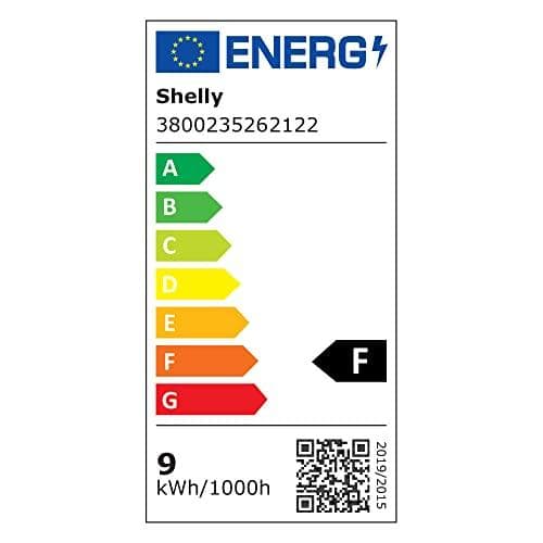 Shelly DUO, WLAN-lampe med E27-sokkel, varm hvid/kølig hvid - E27, 9 W, 800 lm, EEK F, dæmpbar, hvid [Energiklasse F] (Shelly DUO E27)