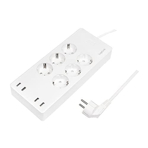LogiLink Smart Home Wi-Fi Outlet Strip 6Port + USB (SH0105)