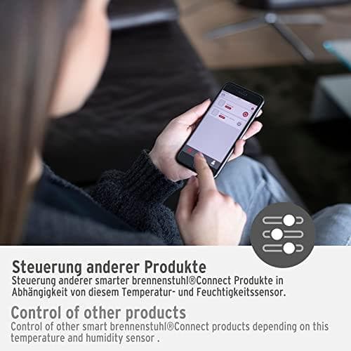 Brennenstuhl 1293920 temperatursensor och fuktighetssensor vit TFS CZ 01 (1293920)