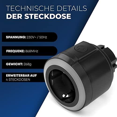 REV radiobrytare set 2 + 1 COMFORT antracit (0085520503)