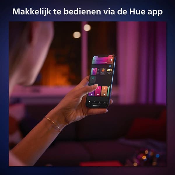 Philips Hue White and Color ambiance Hue Surimu Square panellys - Smart loftbelysning - Hvid - Bluetooth - LED - Ikke-udskiftelige pære(r) - Hvid (929
