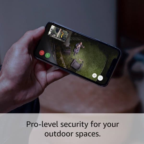 Amazon Ring Spotlight Cam Pro Battery Black (8SB1P2-BEU0)