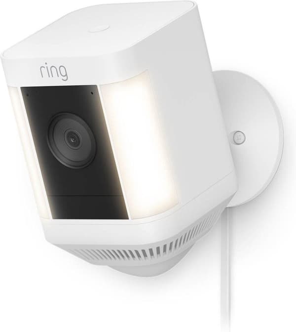 Amazon Ring Spotlight Cam Plus Plug-In Vit (8SH1S2-WEU0)