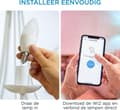 Miniatyrbillede 8 af 8: WiZ Candle LED-pære C37 E14 x2 - Smart pære - Hvid - Wi-Fi - LED - E14 - Multi [Energiklasse F] (871951455127500)