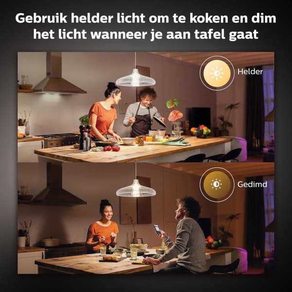 Philips Hue White E27 Single Pack 1100lm 100W [Energiklass F] (8719514343337)