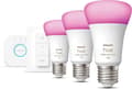 Miniatyrbild 4 av 11: Philips Hue White & Color Ambiance E27 3er Starter Set inkl. DimmerSwitch 3x800lm 75W [Energiklass F] (8719514291362)