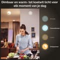 Miniatyrbild 5 av 11: Philips Hue White & Color Ambiance E27 3er Starter Set inkl. DimmerSwitch 3x800lm 75W [Energiklass F] (8719514291362)