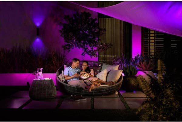Philips Hue White & Col. Amb. Appear væglampe rund sort 1200lm (915005842801)