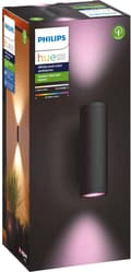 Miniatyrbillede 4 af 8: Philips Hue White & Col. Amb. Appear væglampe rund sort 1200lm (915005842801)