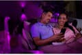 Miniatyrbillede 5 af 8: Philips Hue White & Col. Amb. Appear væglampe rund sort 1200lm (915005842801)