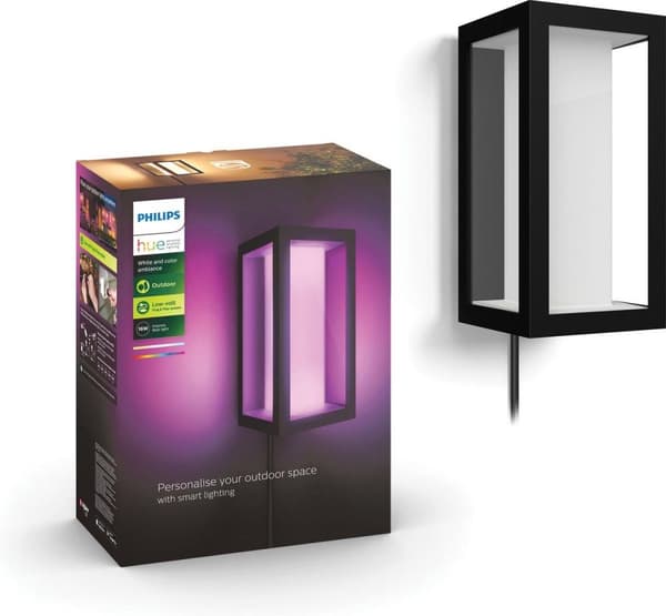 Philips Hue - Impress vägglampa - Hue Outdoor 24V - Vit & Färg Ambiance (915005842101)