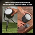 Miniatyrbillede 5 af 8: Philips Hue White & Col. Amb. Lily XL 1-flag spot, 1050lm lavspændingsudvidelse, til udendørs brug, 16 millioner farver, kontrollerbar via app, kompat