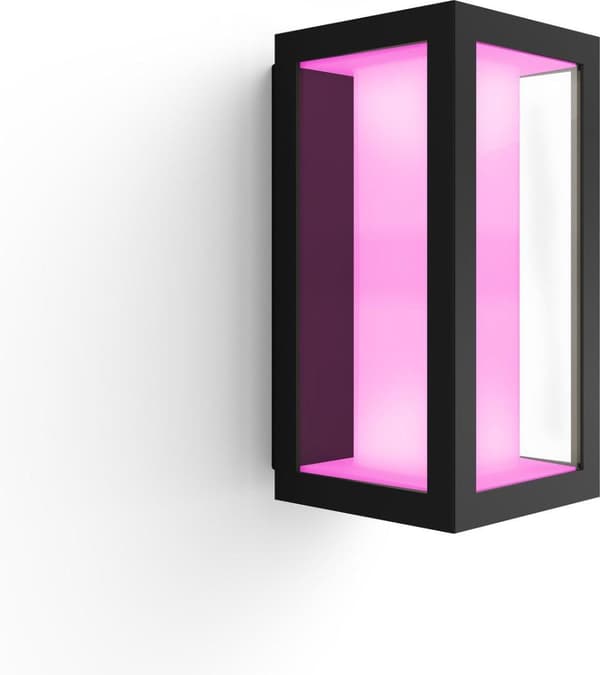 Philips Hue Ambiance White & Color Impress vägglampa LED svart, 1-ljuskälla, färgväxlare (1742930P7)